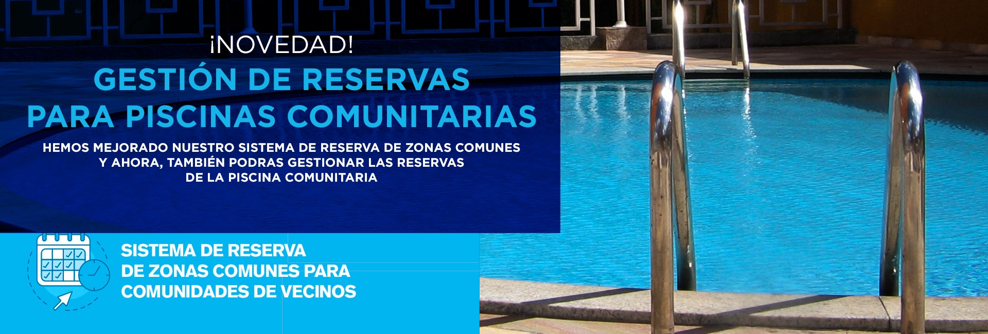 Reserva de Zonas Comunes para las piscinas comunitarias COVID19